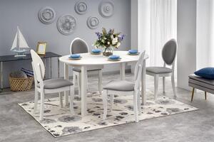 Masă de sufragerie extensibilă 102-142 cm Ralllon (alb) (pentru 4 6 persoane). 1048880