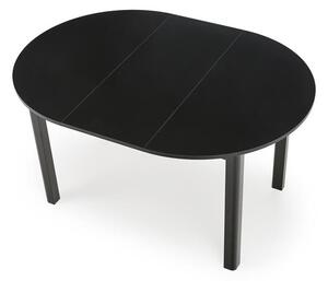 Masă de sufragerie extensibilă 102-142 cm Ralllon (negru) (pentru 4 6 persoane). 1049299