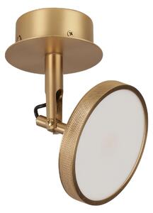 UMAGE Spot LED Asteria Spot, Ø 12 cm, placat cu alamă, reglabil, Auriu / Alamă, Camera de zi / sufragerie, Metal, Design