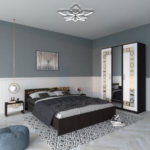 Dormitor Eva Wenge Cu Oglinda 180x200