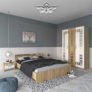 Dormitor Eva Sonoma 180x200