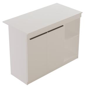 Masa Bar Tip Insula PAL Alb 120x60x88.2cm