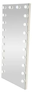 Oglinda PEARL, argintiu, cu iluminare LED, 87x170 cm