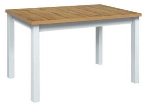 Masa extensibila MAX 5, stejar wotan/alb, PAL/lemn de fag, 120/150x80x
