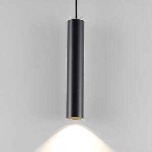 Deko-Light Lampă suspendată CAN, negru, înălțime 35 cm, Ø 6 metal, GU10, reglabil, Negru, Camera de zi / sufragerie, Aluminiu