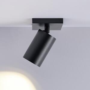 Deko-Light Spot de plafon CAN TILT, negru, 11 x 9 cm, 1 bec, metal GU10, reglabil, Negru, Camera de zi / sufragerie, Aluminiu
