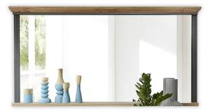 Oglinda JASMIN, gri grafit/stejar artisan, PAL, 142x16x74 cm