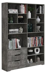 Biblioteca Lucinda Pako World Gri 120x29.8x180.5 cm