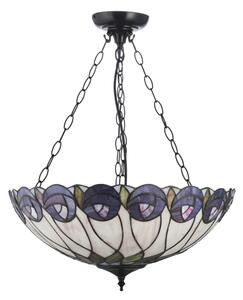Endon 111872 - Lustru suspendat pe lanț Tiffany HUTCHINSON, 3 x E27 (max. 60 W), 230 V, diam. 50 cm