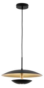 Pendul LED pe cablu MONICA LED/16W/230V negru/auriu