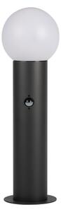 Kanlux 46084-Lampă de exterior cu senzor STONO 1xE27/15W/230V 50 cm IP65 antracit