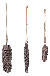 Set de 3 decorațiuni suspendate din metal Bloomingville Mildrid