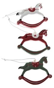 Ornamente de Crăciun 3 buc. din polirășină Horse – Dakls