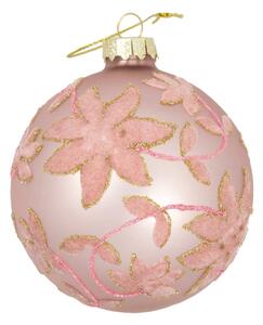 Glob de Crăciun din sticlă Green Gate Marie, roz