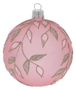 Set de 3 globuri de Crăciun Ego Dekor Ornaments, roz-deschis