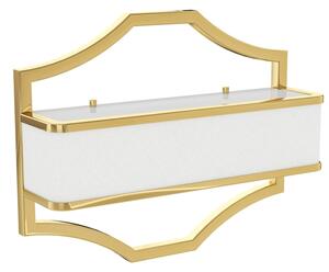 Open Design OR84832 - Aplica de perete GERDO, 2x E14/12W/230V, auriu/alb