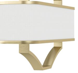 Open Design OR84856 - Lustră cu tijă GERDO OVALE 6xE14/12W/230V alamă/alb