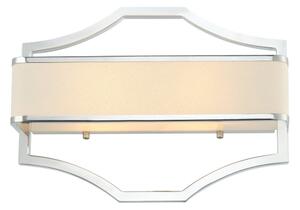 Open Design OR84504 - Aplica de perete GERDO, 2xE14, 12W, 230V, crom lucios/alb
