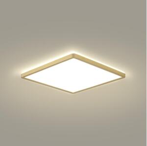 Brilagi - Corp de iluminat LED pentru baie ULTRA SLIM, 24 W, 230 V, 42 x 42 cm, auriu, IP54