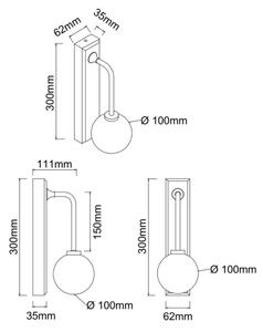 Open Design OR85594 - Aplica de baie ERO 1xG9/9W/230V IP44, crom lucios