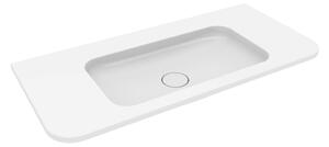 Oltens Hamnes lavoar 100x46.1 cm dreptunghiular mobilier alb luciu 40214000