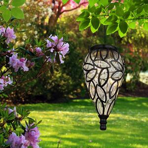 Globo Lighting Solar lampă suspendată exterior 1x0.06 W negru 36131