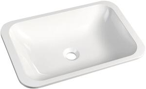 Sapho Japura lavoar 55x36 cm dreptunghiular încastrat-sub blat alb luciu 50135