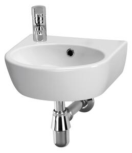 Cersanit Parva lavoar 40x32 cm semicircular clasică alb luciu K27-009-L