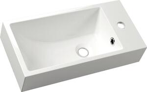 Sapho Ariana lavoar 50x25 cm dreptunghiular clasică-de blat alb luciu SM016