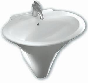 Hatria Sculture lavoar 77x58.5 cm ovale clasică alb luciu YR3701