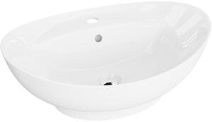 LaVita Terra lavoar 59.5x39 cm ovale de blat alb luciu 5900378325987