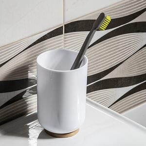 Aqualine Snow pahar pentru periuta de dinti alb 7579