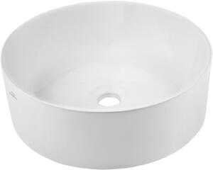 Invena Kos lavoar 42x42 cm rotund de blat alb luciu CE-38-001