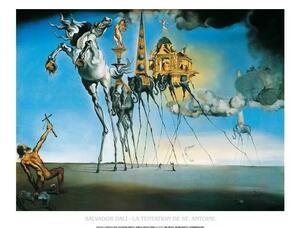 La Tentation De St.Antoine Reproducere, Salvador Dalí, (80 x 60 cm)