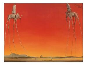 Imprimare de artă Les Elephants, Salvador Dalí, (30 x 24 cm)