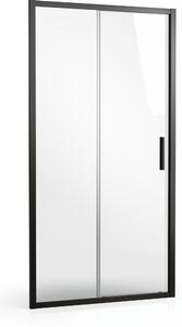 Ravak Blix Slim uși de duș 110 cm culisantă negru mat/sticlă transparentă X0PMD0300Z1