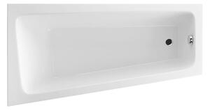 Excellent Ava Side cadă de colț 150x80.5 cm partea stângă alb WAEX.AVL15WH