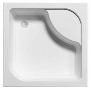 Polimat Tenor cădiță de duș pătrată 90x90 cm alb 00394