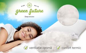 Perna Feeling Green Future 50% puf de gasca 50% pana de gasca, 40x40 cm