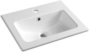 Sapho Practico lavoar 50x40 cm dreptunghiular mobilier alb luciu 44050