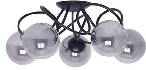 Kaja Rubi lampă de tavan 5x40 W negru-grafit K-5117