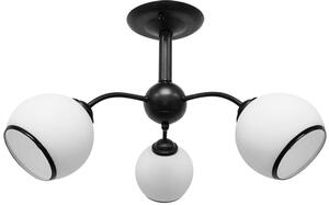 Candellux Marinen lampă de tavan 3x40 W alb-negru 33-26569