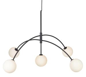 Markslöjd Heaven lampă suspendată 5x28 W alb-negru 107560