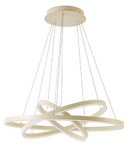 Lustră Pendul Arcchio, Albiona, reglabil, Bej, Camera de zi, Metal, Modern