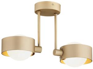 Argon Massimo Plus lampă de tavan 2x6 W alb-auriu 7215