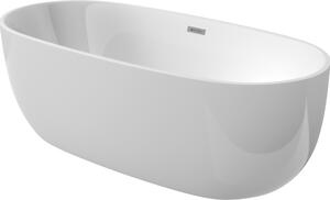 Deante Alpinia cadă freestanding 160x75 cm ovală alb KDU_016W