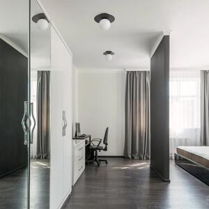 Kaja Robin lampă de tavan 1x10 W alb-negru K-5437