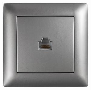 Priză RJ45 cu Ramă OSTE JNH010-S GREY