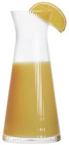 Carafa eleganta Pufo Line din sticla pentru apa, limonada sau suc, 1L