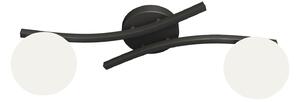 Emibig Opus lampă de tavan 2x10 W alb-negru 1390/2